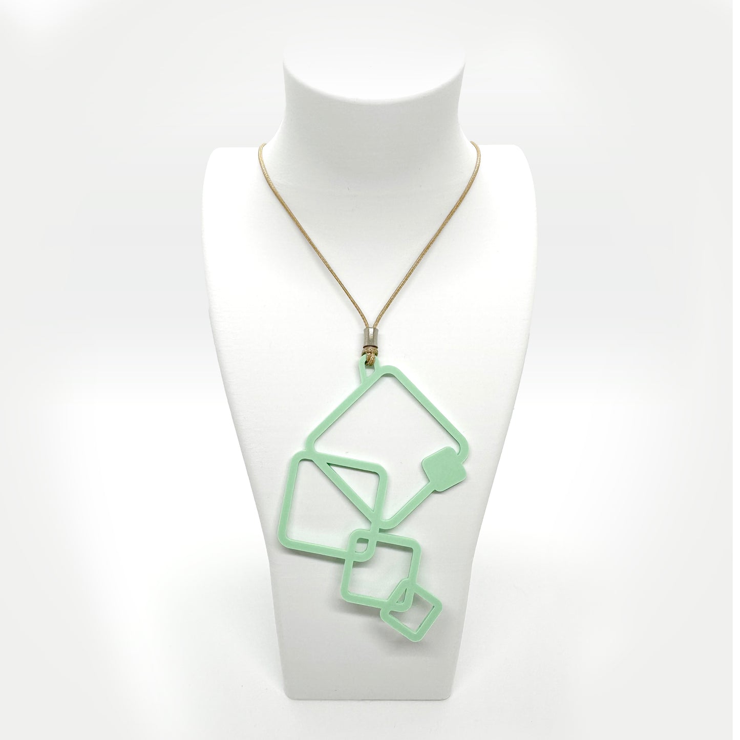 Waterfall Necklace - Mint