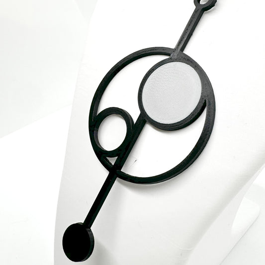 Pendulum Necklace - Black and White