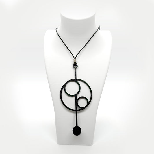 Pendulum Necklace Wire - Black