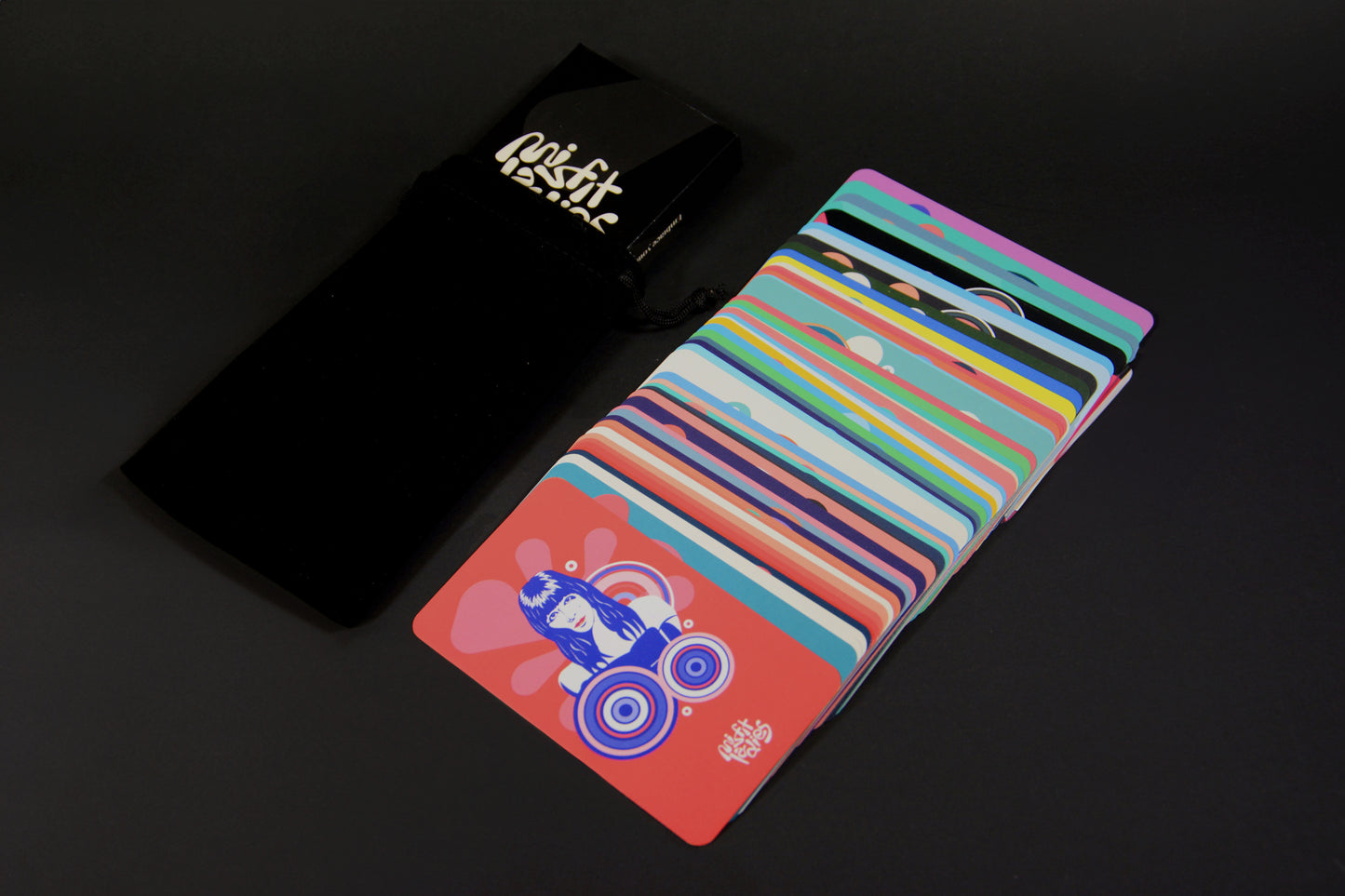 The Misfits - card deck + velvet bag