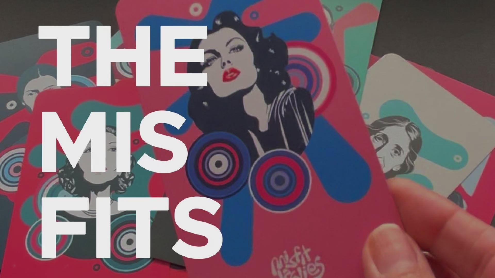 Load video: A deck of inspirational cards with the misfits who changed the world.